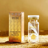 Soluble Face Lifting Threads Collagen Facial Essence Protein Peptide Gold Silk Wire Face Serum for Anti-Aging Firming Skin