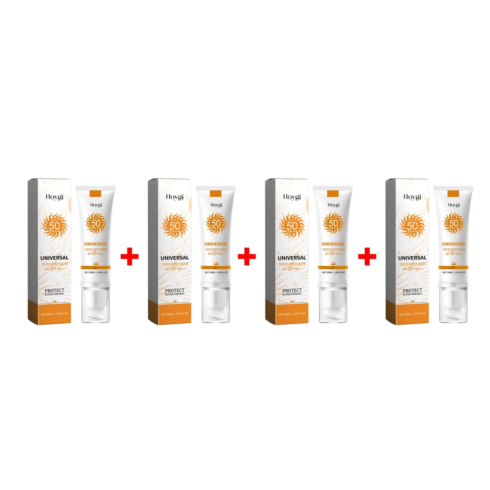 All in One Spf50 Sunscreen Brightening Foundation Cream Cover Anti UV Face Moisturizer Isolation Bleaching Sunscreen Lotion 50ml