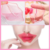20pcs Crystal Collagen Lip Patches Moisturizing Brightening Nourishing Lip Mask Lips Care Labial Masks Lips Plumper Gel Pads