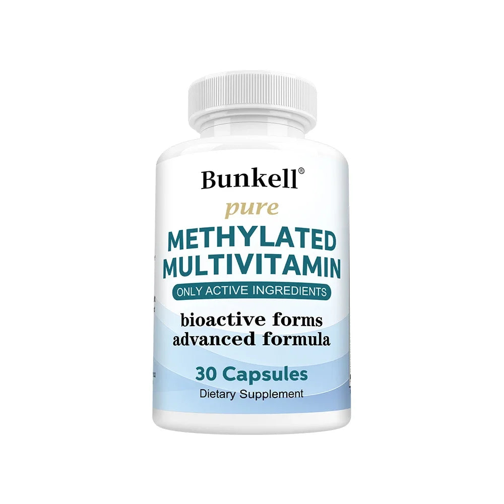 High-potency Methylated Multivitamin Supplement, with Vitamins C, D, B12 To Support Energy and Focus, and Maintain Heart Health
