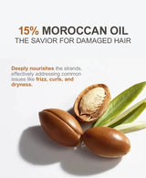 PURC Morocco Argan Oil Shampoo Conditioner Set Smoothing Nourishing Repair Damaged Frizz Hair Scalp Treatment Hair Care