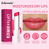 Lakerain Glow Lip Oil Balm Long Lasting Moisturizing Nourishing Daily Care Lip Balm Smooth-melt Softness Texture Natural Makeup