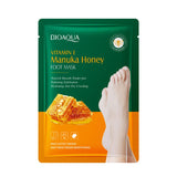 Vitamin E Honey Foot Mask Deeply Nourishes the Feet, Softens Cuticles, Making the Feet Soft, Smooth, Delicate, White, and Shiny.