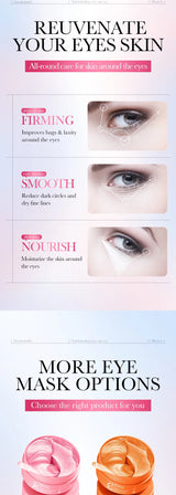 80 Pieces of Niacinamide Collagen Eye Mask, Anti-Dark Circles, Whitening, Anti-Wrinkle, Moisturizing, Anti-Aging Eye Patches