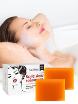 Handmade Kojic Acid Soap Natural Mild Non-irritating Brightening Skin Exfoliator Body Face Cleansing Whitening Soap