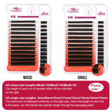 FADVAN M/L/L+/C/D Curl 3D/4D/5D W Shape Eyelash Extensions Waterproof Curling Natural Volume Lashes Soft Black False Eyelashes