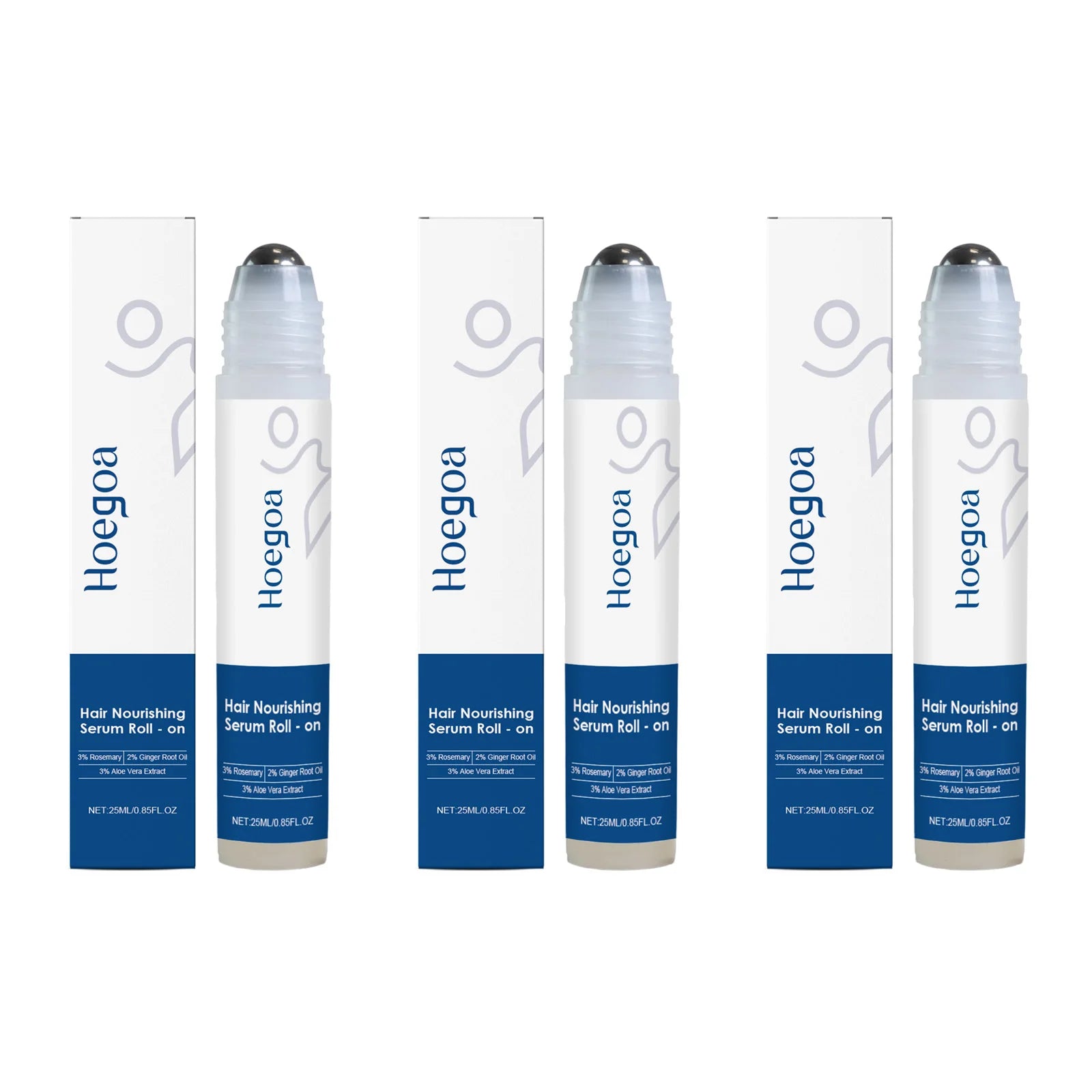 Hair Nourishing Serum Roll-On Improves Scalp Health Strengthens Hair Roots Thicker and Healthier Looking Hair Scalp Treatment Essence for Thinning Hair