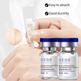 Effective Peptide 99% GHK-CU Copper  Lyophilized Powder For Anti-Aging Fade Fine Lines Improve Elasticity Repair Skin Barrier