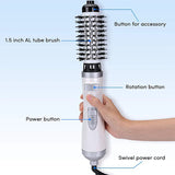 3 in 1 Round Rotating Volumizer Styler Rotating Hair Brush Automatic Rotating Styler Ionic Hair Brush hot air Dryer