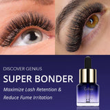 Gollee Eyelash Extensions Glue 15ml Eyelash Cleansing Primer Super Bonding Lasting Lash Extension Primer Professional Adhesive