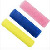 3/1Pcs Exfoliating Mesh African Net Bath Sponge Washcloth for Shower Skin Smoother Loofah Bast Wisp for Body Scrubber djampe