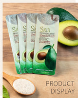 FENYI 15pcs Shea Butter Body Scrub Face Exfoliating Peach Extract Deep Cleansing Moisturizer Soft Whitening Skin Care Body Care