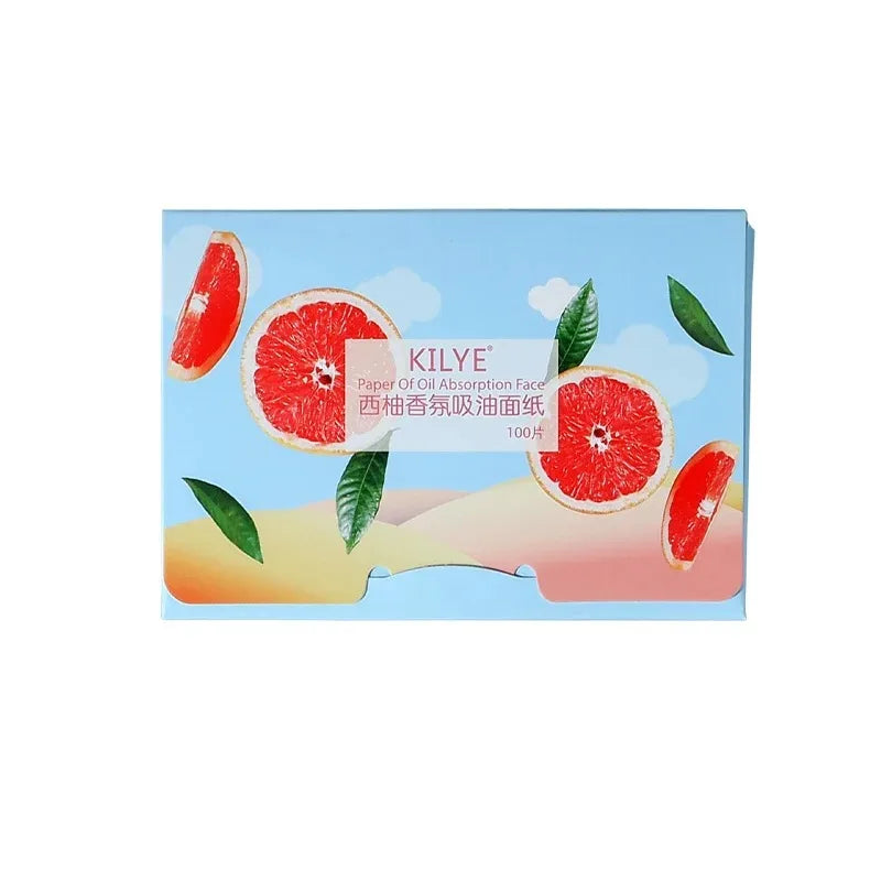 100/300pcs/6Packs Protable Face Oil Blotting Paper Matting Wipes Facial Cleanser Oil Control Oil-absorbing Face Cleaning Tools