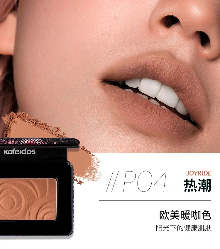 Kaleidos Blush Palette Makeup Waterproof Matte Finish For Cheek Facial Blusher On Vegan Korean Cosmetics Cruelty Free