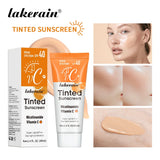 SPF40 Tinted Moisturizing VC Sunscreen Skin Protection Refreshing Makeup Sunscreen Cream UV Anti-aging Resistance Sunscreen