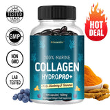 Hydrolyzed Marine Collagen - HYDROPRO supports skin and joint, hair and nail health nutritional supplement