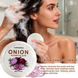 Vegan Onion Shampoo Bar Natural Hair Care Anti Dandruff Oil Control Repair Split Ends Dry Frizz Nourish Scalp Solid Shampoo Soap