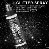 100ml High Gloss Glitter Spray Shiny Sparkling Effect for Body Hair Clothes - Multi-use Sparkle Spray