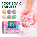 Bubble Foot Bath Ball Exfoliating Moisturizing Relief Stress Fragrances Aromatherapy Shower Bathing Foot Spa Foot Bath Salt 6pcs
