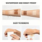 Instant Body Bronzer Foundation Makeup Cream Sun-Kissed Glow Bronzing Tint with Hyaluronic Acid Blurring Body Luminizer 100ml