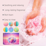 Bath Gift Adult Stress Reliever Anxiety Relief Spa Natural Organic Fragrance Bath Balls with Surprise Bath Ball Birthday