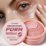 PDRN Pink Under-Eye Mask For Dark Circle And Puffiness Slip-resistant Eye Patches With Collagen Leave Skin Looking Youthful.