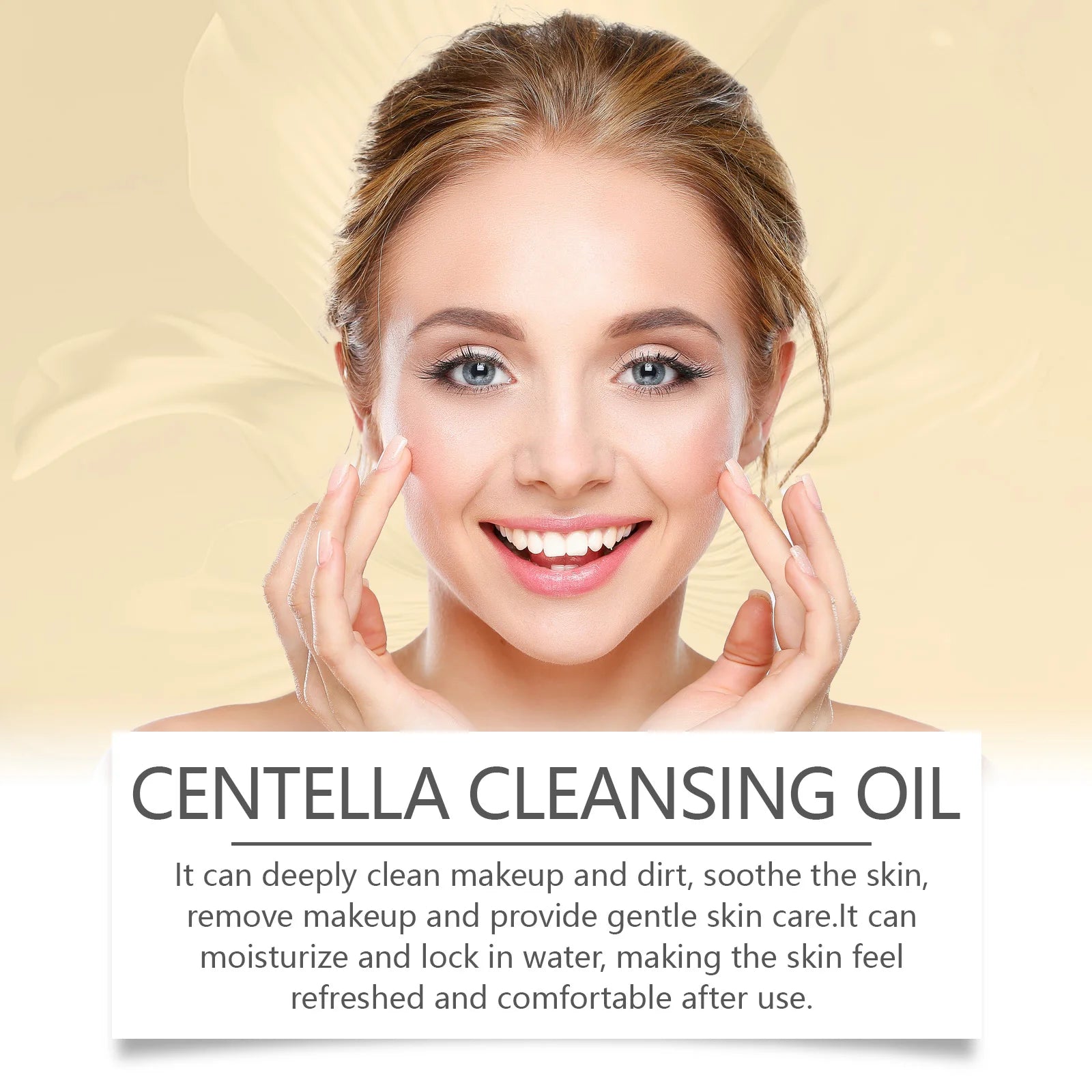 Centella Asiatica Cleansing Oil Makeup Remover Refreshing Clean Pores Oil Control Hydration Gentle Soothing Cleanser Facial Care
