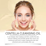 Centella Asiatica Cleansing Oil Makeup Remover Refreshing Clean Pores Oil Control Hydration Gentle Soothing Cleanser Facial Care