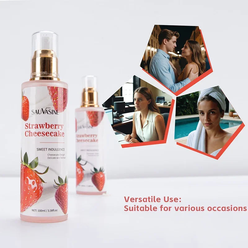 Strawberry Women's Perfume Clothing Spray Vitality Charm Coconut Body Milk Fragrance Spray Brand Sweet Charm Strawberry Perfume