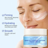 GHK-Cu Copper Peptide Cream | Intense Moisture & 72H Hydration Lock | Firms, Smooths & Strengthens Skin Barrier, Reveals Plumper
