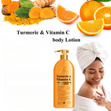 Turmeric VITAmin C Sun Cream SPF50 Body Lotion Sunscreen 2-in-1 Moisturizing Body Lotion Refreshing Moisturizing