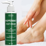 Mint Foot Cream - Moisturizes Skin - Alcohol-Free, Dry Feet Care Cream for Men and Women - Suitable for Dry Feet | Mint Foot Cream