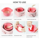 1000g 500g Waxing Wax Beans For Hair Removal Full Body Hot Film Hard Depilatory Wax Beads For Wax Heater Machine Hard Wax Beans