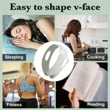 Adjustable V-Shape Face Lift Band Breathable Reusable Facial Slimming Strap Double Chin Reducer for Men Women Daily Skin Care