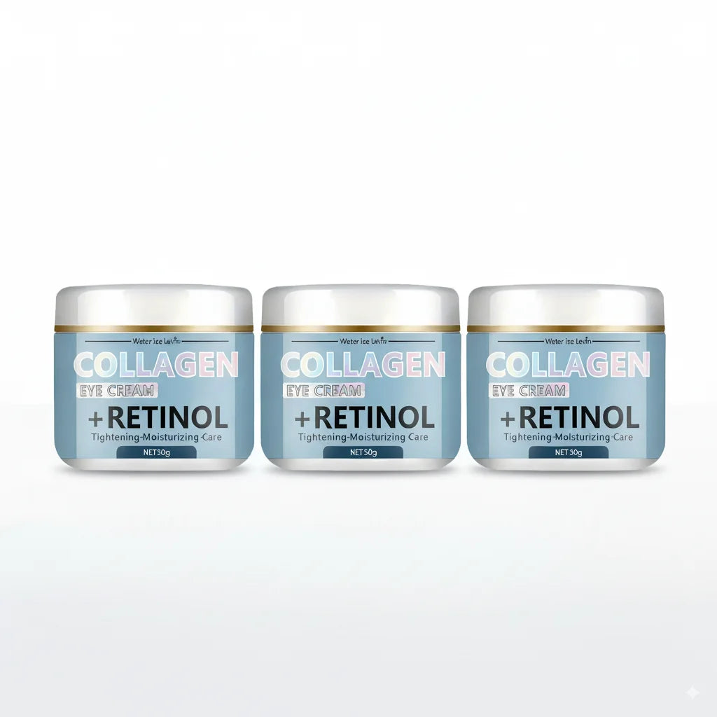 Water Ice Levin Collagen & Retinol Eye Cream: Ice Cream Texture for Deep Moisturizing, Tightening & Caring Easy to Absorb