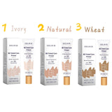 Protective BB Cream - Coverage for Facial Blemishes, Moisturizing, Daily Protection Tinted Moisturizer Light
