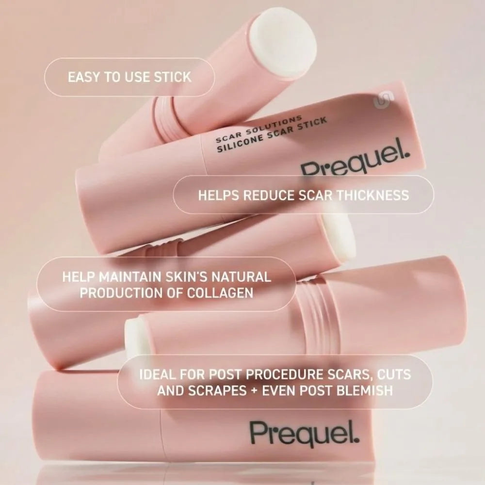 60% Silicone Silicone Scar Stick Velvety Film Centella Asiatica Extracts Scar Treatment Stick Soothing Formula Vitamin E Infused