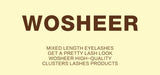 WOSHEER Eyelash Clusters Kit Thick Individual Lashes Lash Bond And Seal And Remover Faux Mink Lashes Eyelash Extension DIY