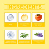 Persimmon Body Wash Gel Gentle Cleansing Moisturizing Skin Exfoliating Shower Gel Smooth Soft Body Odor Remover Bath Products