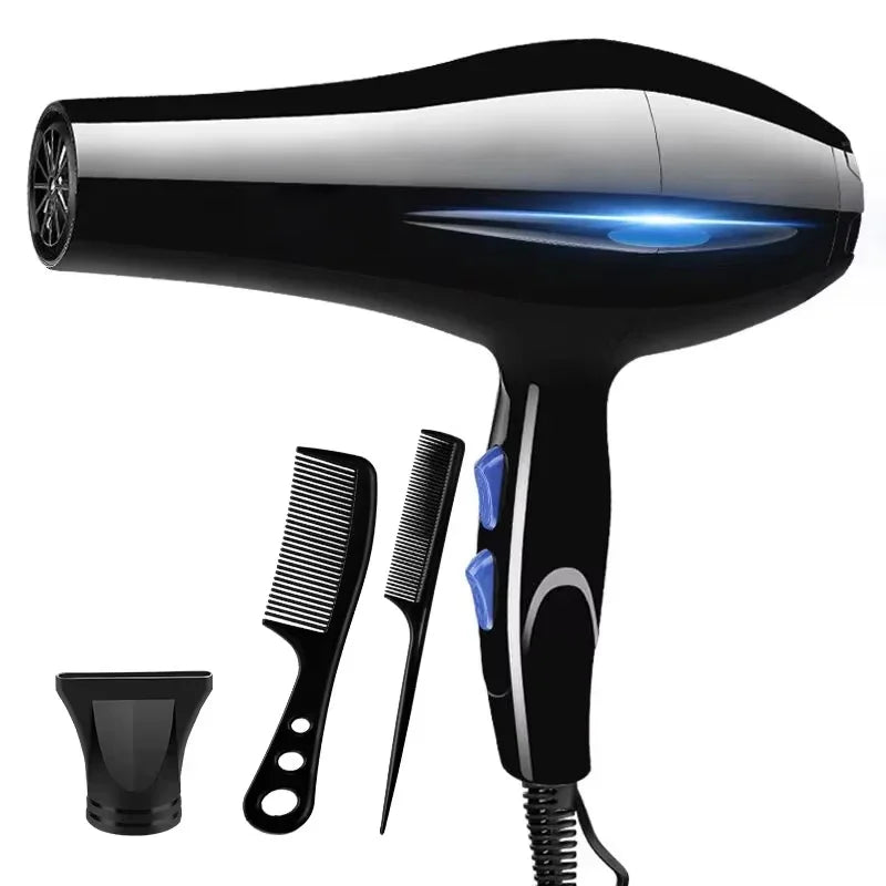 2200W Hair Dryer Professional Powerful Hair Dryer Fast Heating Hot and Cold Adjustment Ionic Air Blow Dryer with Air Collecting