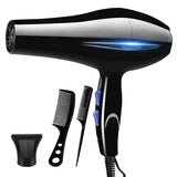 2200W Hair Dryer Professional Powerful Hair Dryer Fast Heating Hot and Cold Adjustment Ionic Air Blow Dryer with Air Collecting