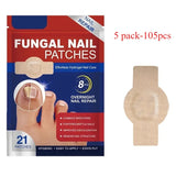 21Pcs Waterproof Nail Beauty Stickers Daily Foot Nail Care Supplies