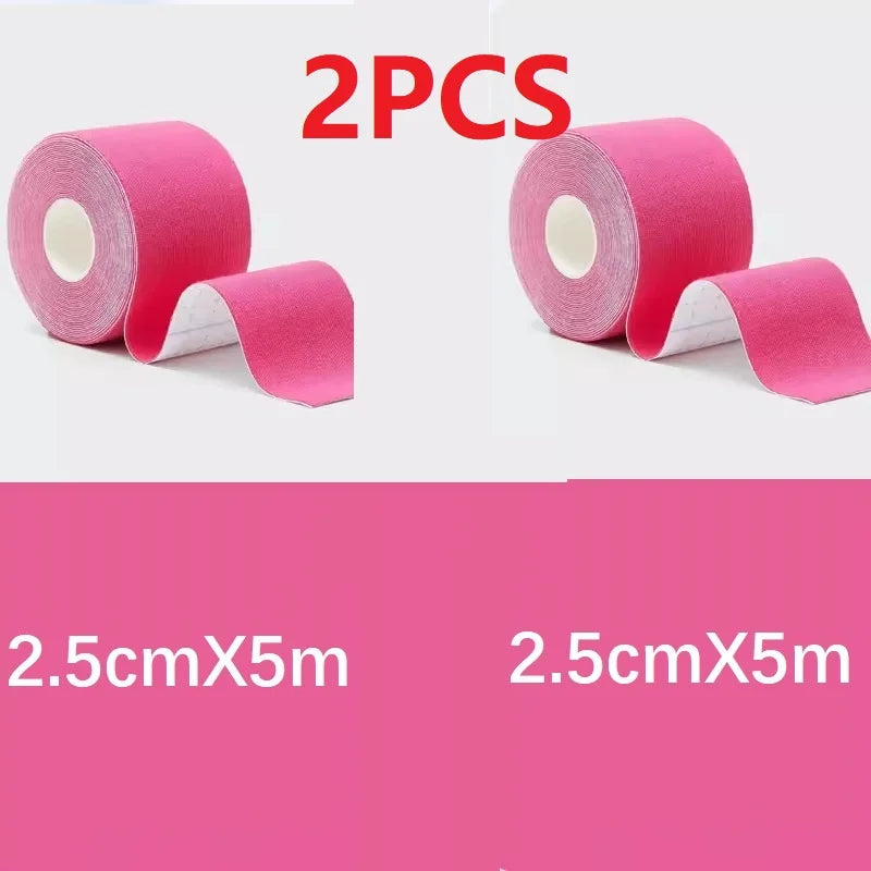 2.5CM*5M Kinesiology Tape For Face V Line Neck Eyes Lifting Wrinkle Remover Sticker Tape Facial Skin Care Tool Elastic Bandage