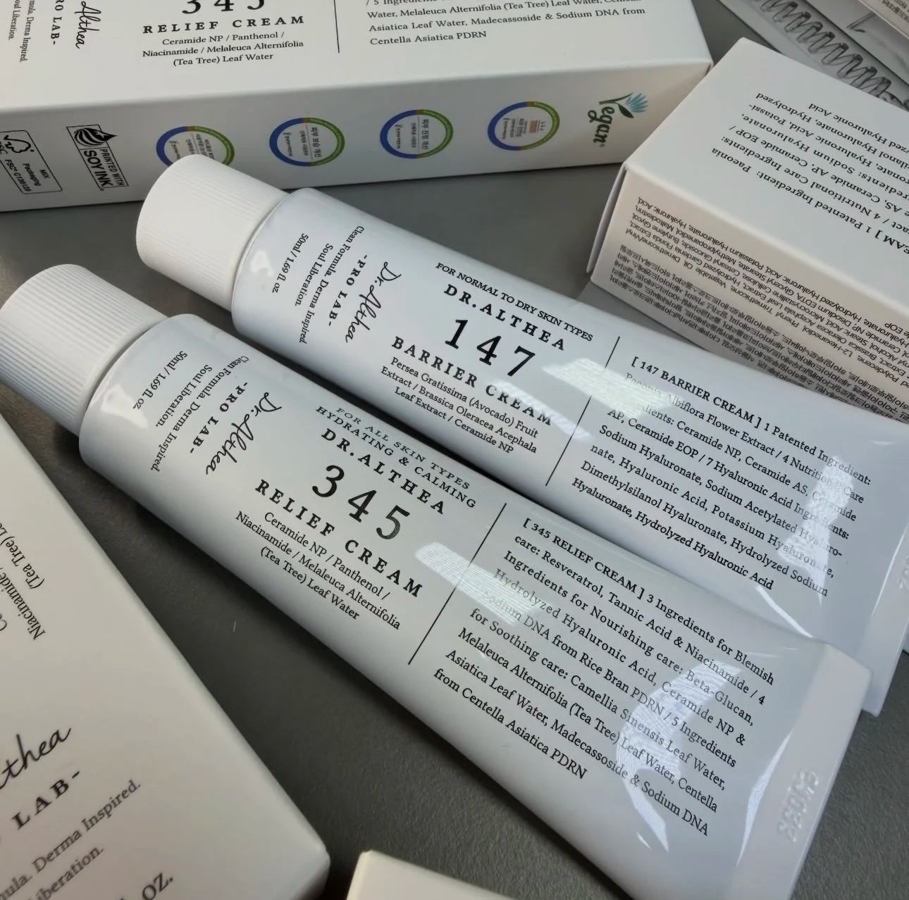 Dr.Althea 345 Relief Cream 60ML 100ML Antioxidant Shrink Pores Lightweight Lasting Serum Hydrating Smoothing Essence Mist 147