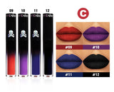 4pcs Matte Lipstick Set Waterproof Sexy Green Purple Black Lip Gloss Shiny Lip Tint Halloween Lip Makeup Tool Korean Cosmetics