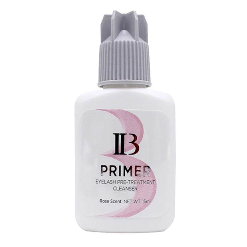 1Bottle IB Rose Primer Eyelash Extension Booster Long Lasting Original Korea Shop Adhesive Supplies Makeup Glue Stronger Tools