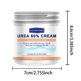 YOUNGCOME 60% Urea Cream+2% Salicylic Acid Moisturizing Foot Care Cream Can Moisturize Your Foot Improving Dryness and Roughness