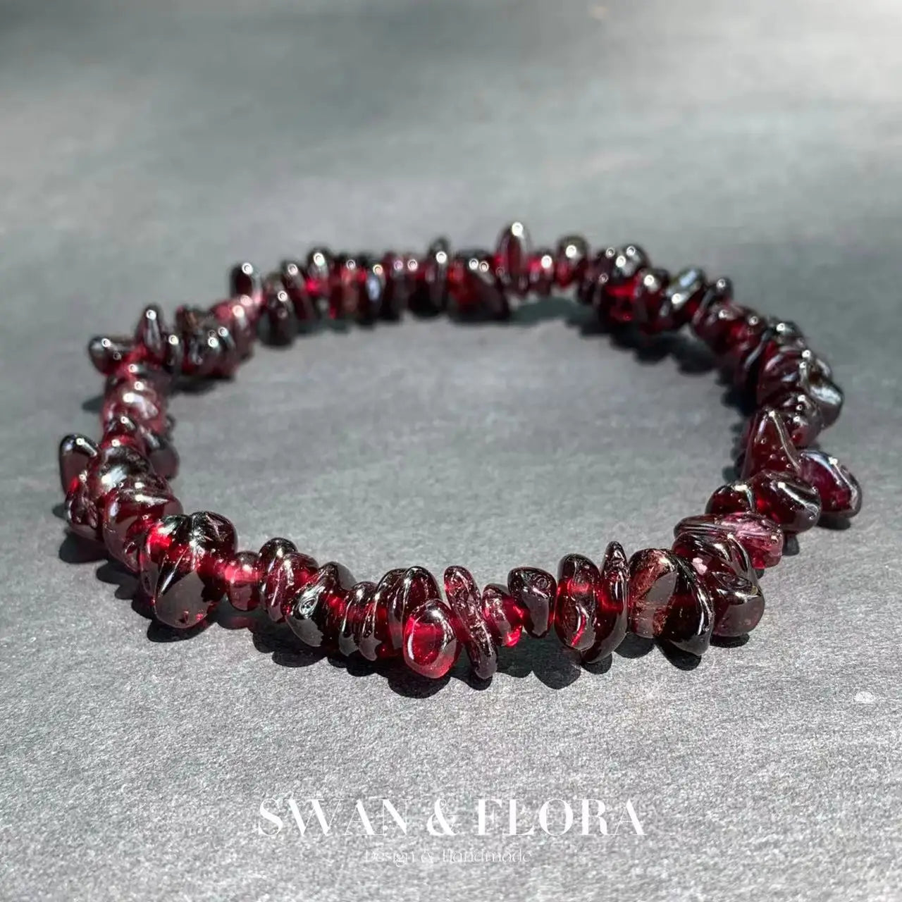 Natural Garnet Bracelet For Woman Crystal Bracelet Jewelry Red Stones Healing Energy Gift Lucky