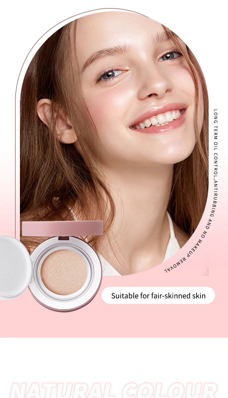 OCHEAL CC Cream Cushion Foundation Cream Long Lasting Moisturizing Concealer Foundation BB Cream For Face Makeup Concelear