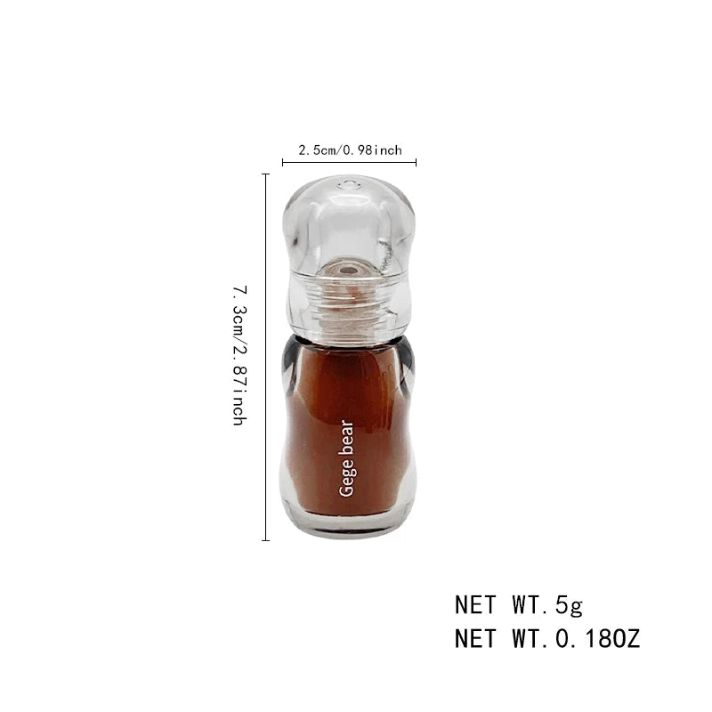 Gege Bear Crystal Gloss Lip Tint — Vochtigende Formule Voor De Lippen Met Een Spiegelglans, Kleurrijke Kleuren En Een Jeugdige H